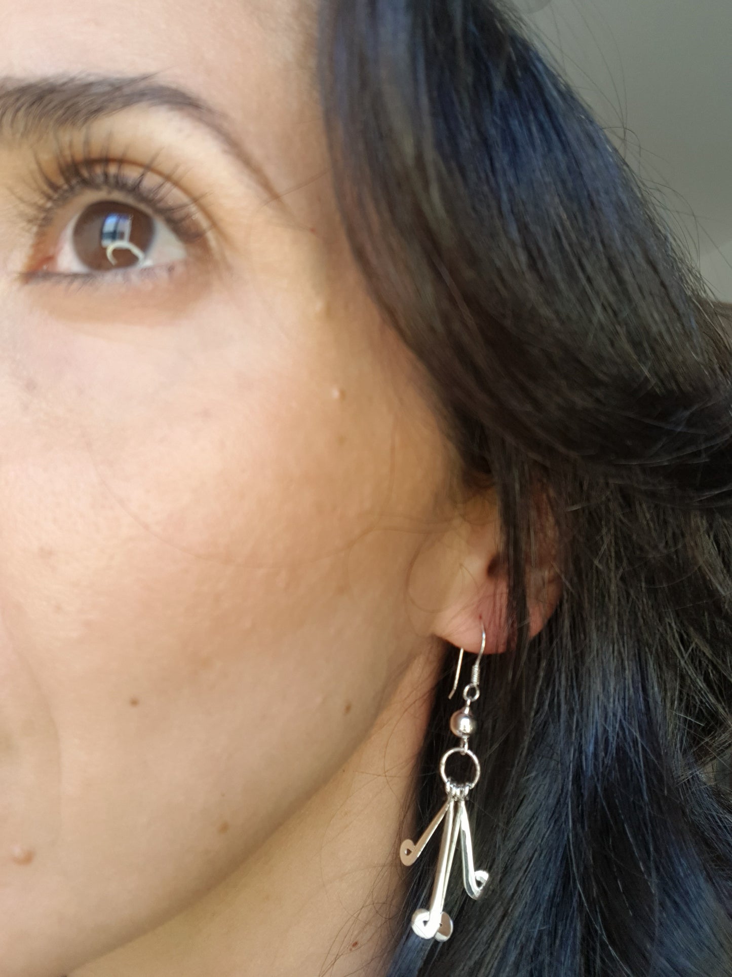 Aretes de Plata 925, Personita con Extremidades Colgantes