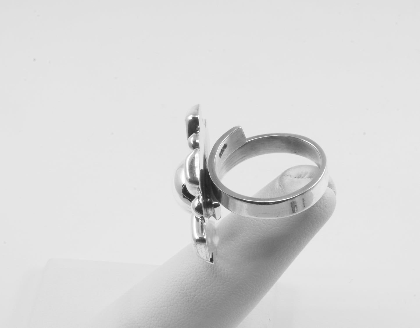 Anillo Plata Solida 925 Sol Estilizado Ajustable