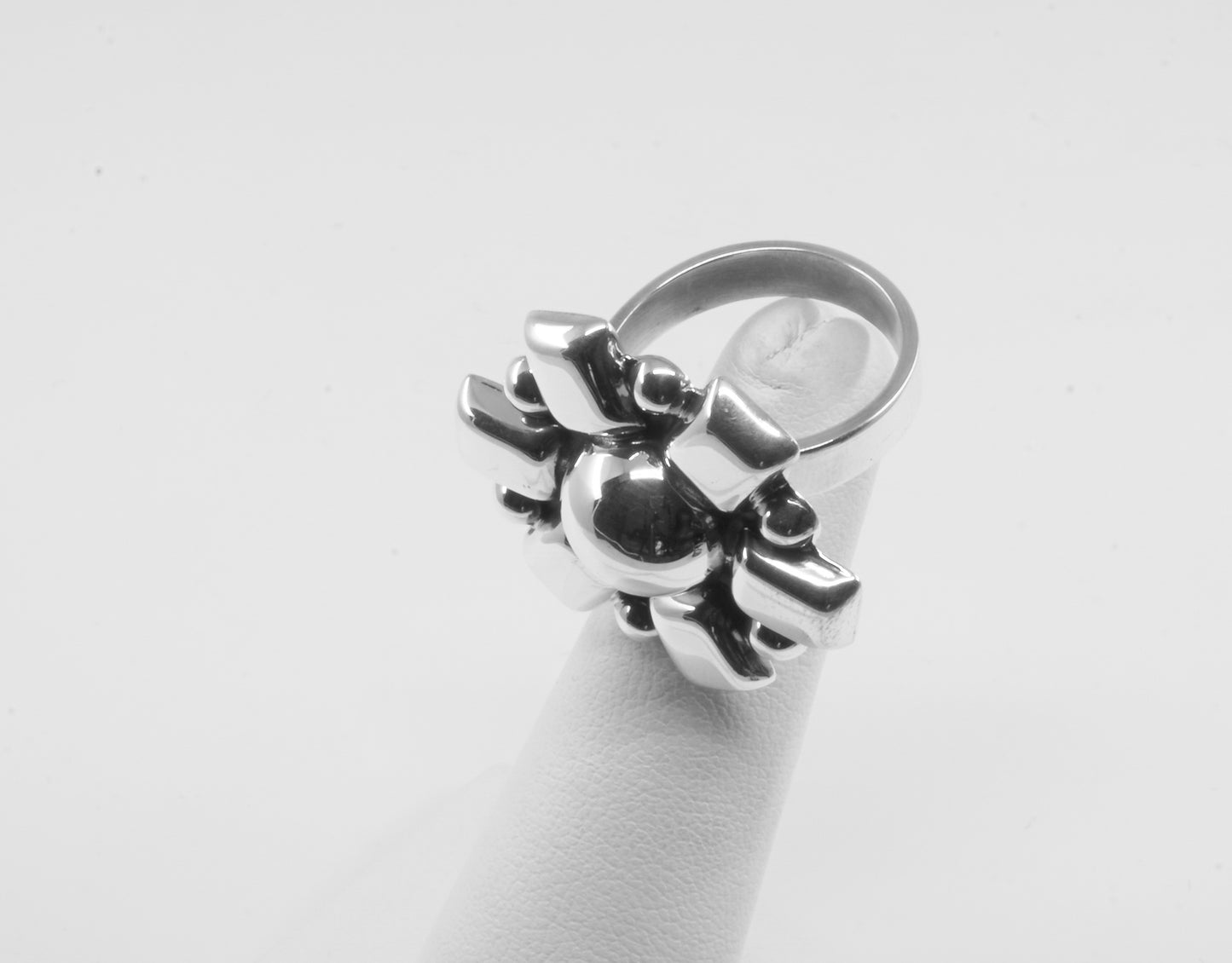 Anillo Plata Solida 925 Sol Estilizado Ajustable