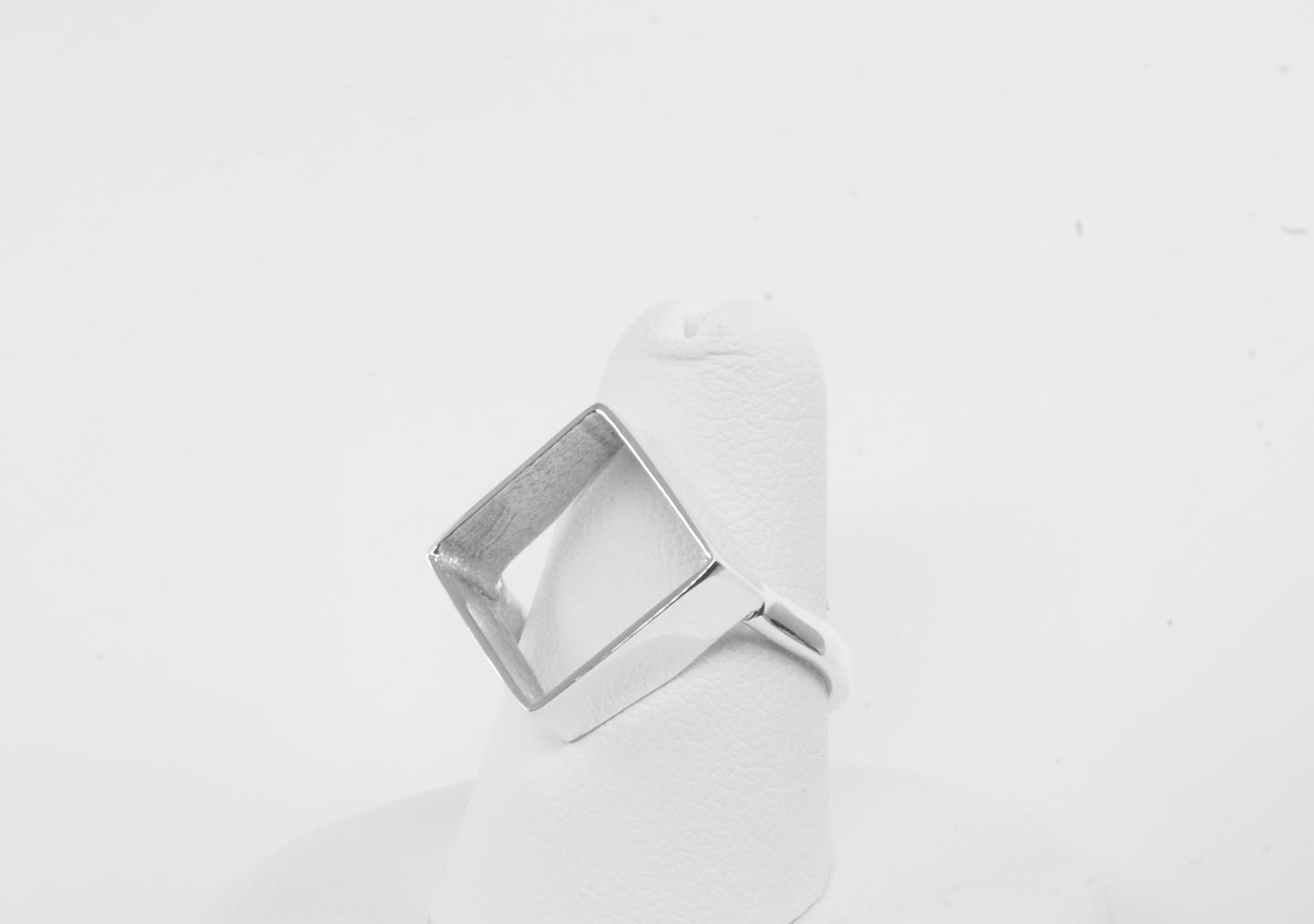 Anillo plata sólita 925, anillo de cubo del calamar