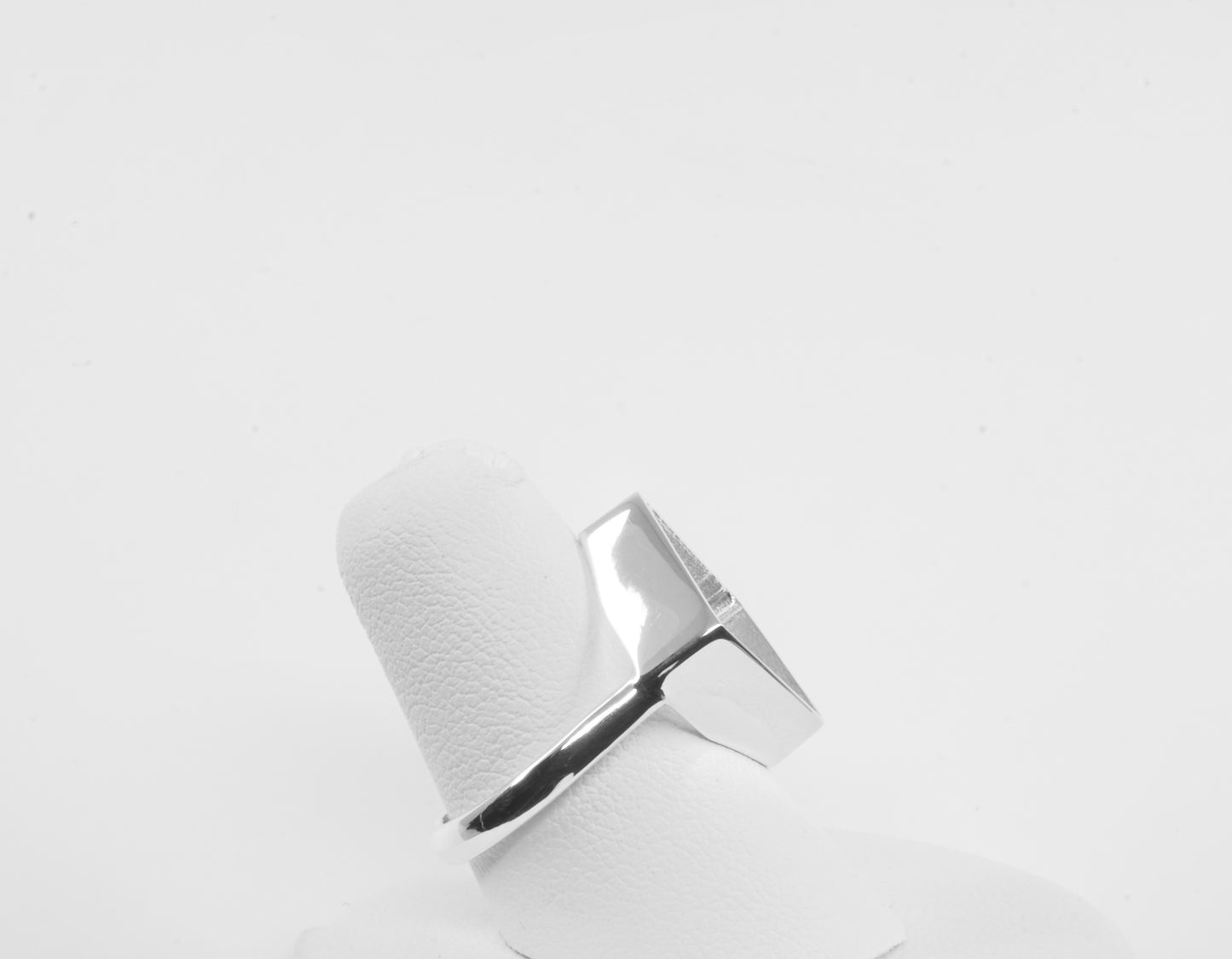 Anillo plata sólita 925, anillo de cubo del calamar