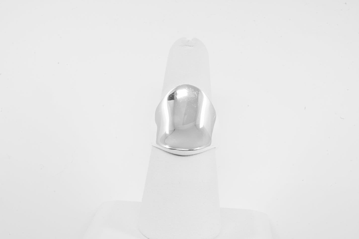 Anillo plata solida 925, liso con silla montar 22mm