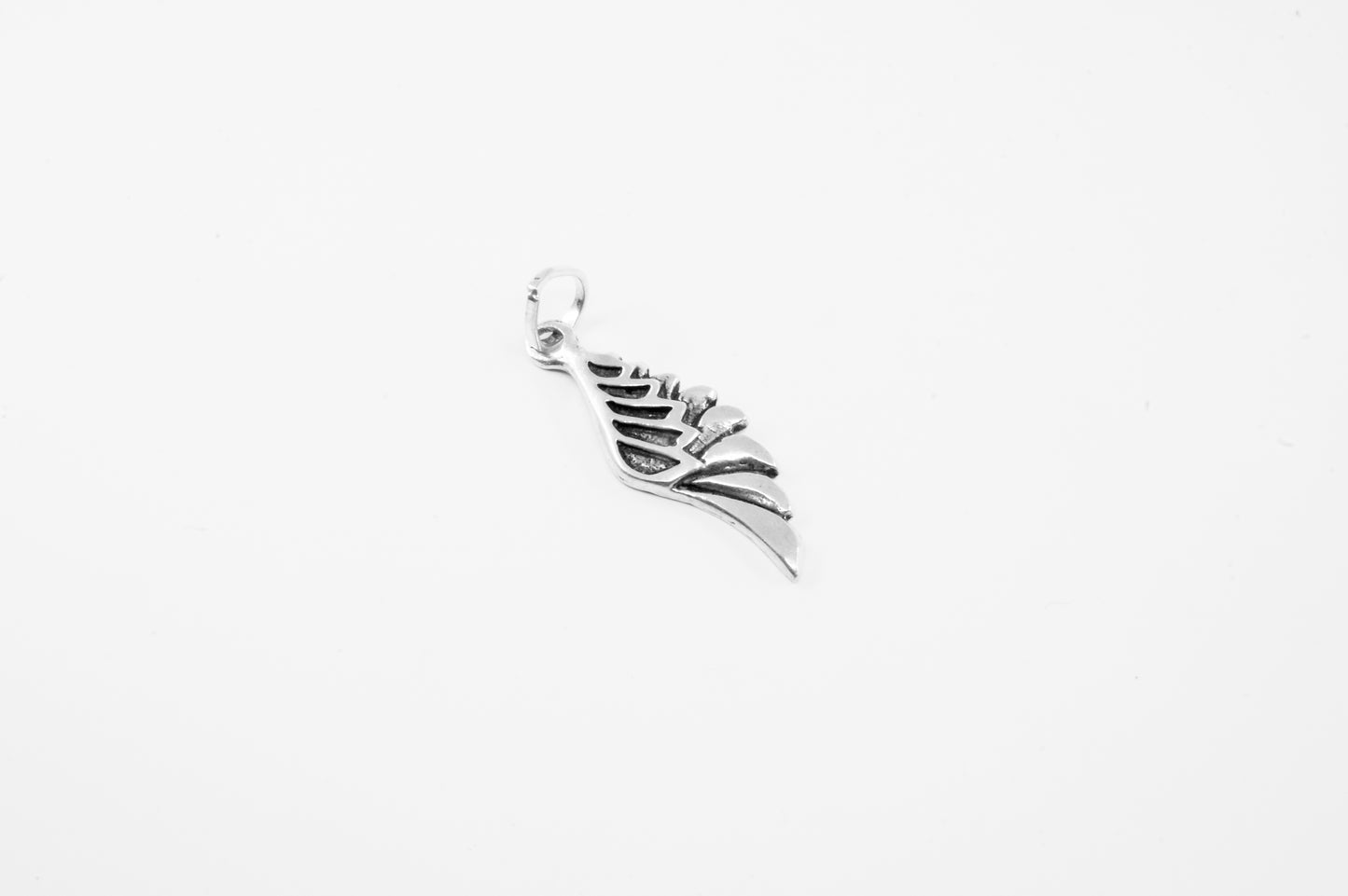 Juego de dijes de plata solida 925, Ala de ángel para compartir (cadenas incluídas)