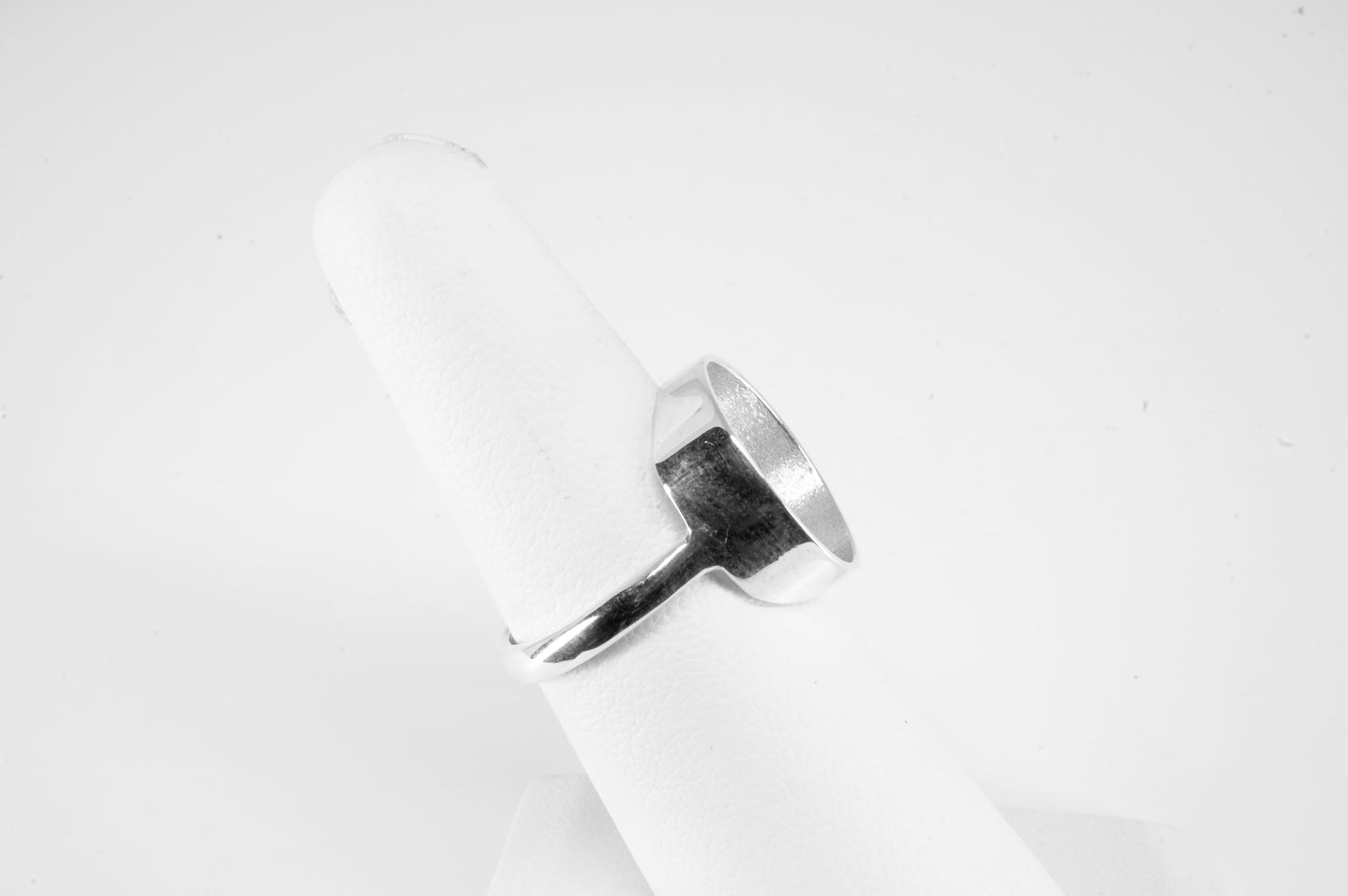 Anillo plata sólita 925, anillo circulo calamar