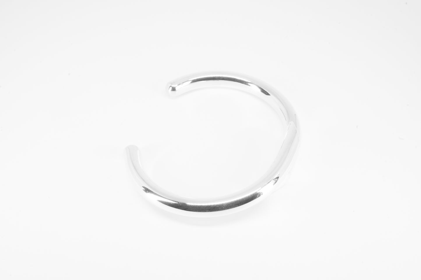 Pulsera de plata 925, 2 troncos lisos sobrepuestos