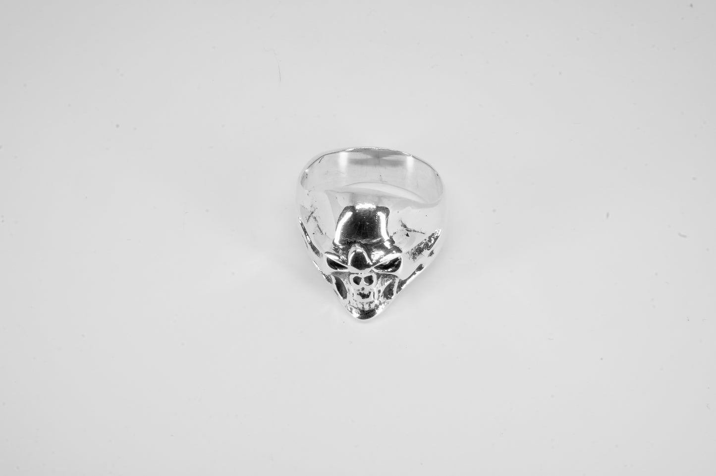 Anillo de Plata 925, Calavera Frontal