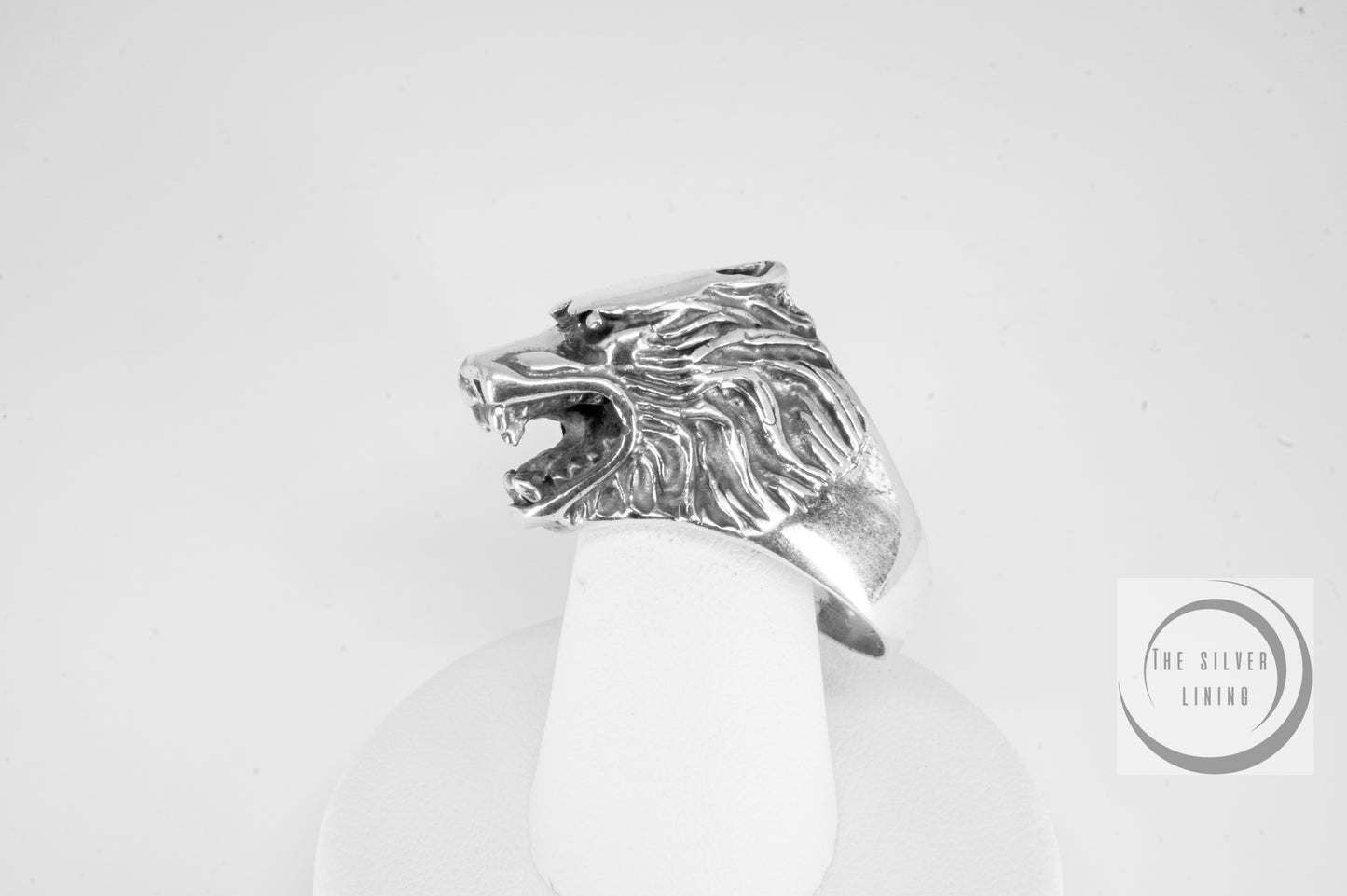 Anillo plata 925, Lobo frontal