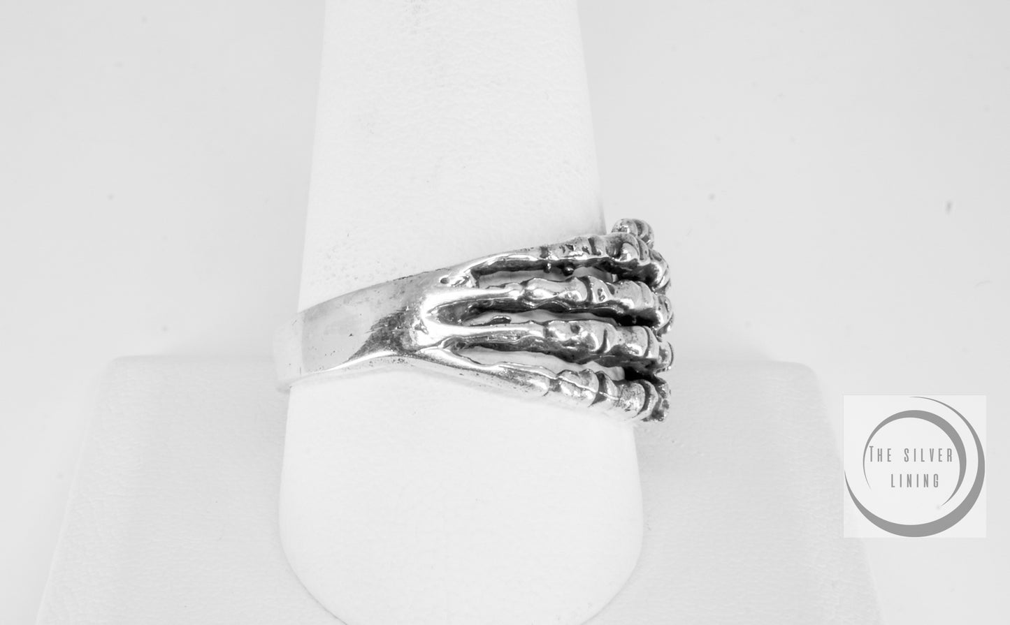 Anillo de plata 925, Esqueleto de Mano