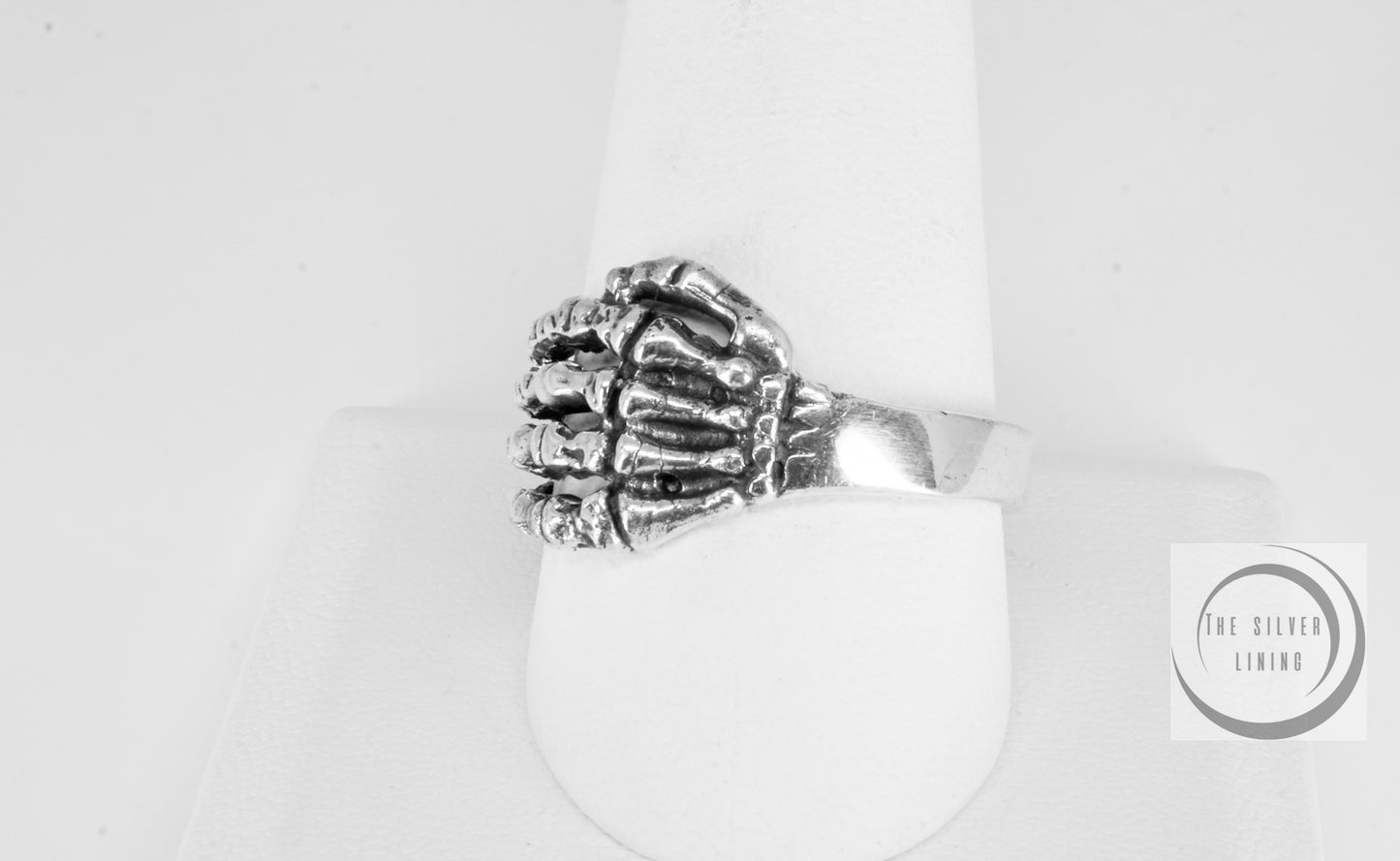 Anillo de plata 925, Esqueleto de Mano