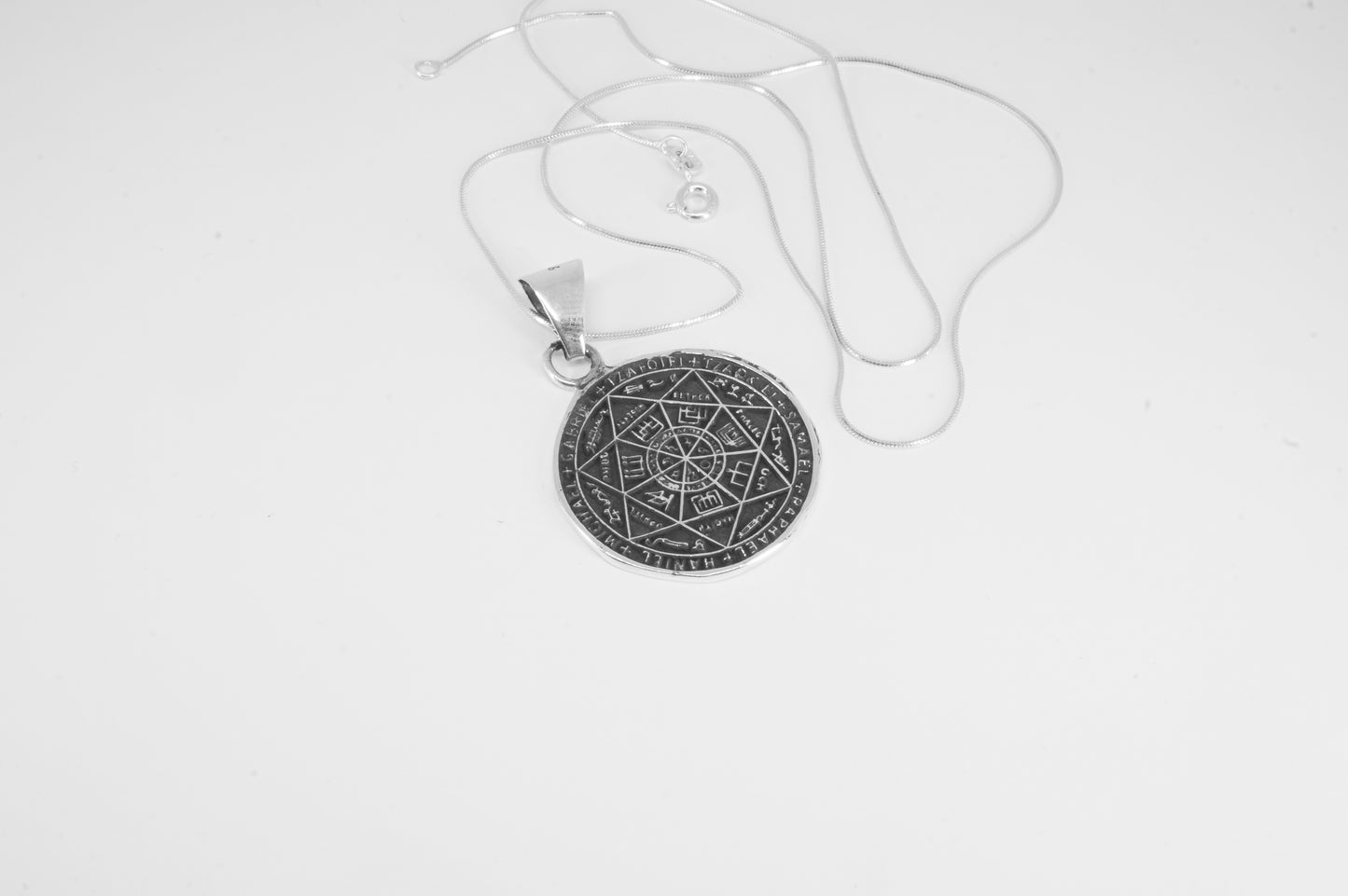 Dije de plata solida 925, 7 Arcángeles
