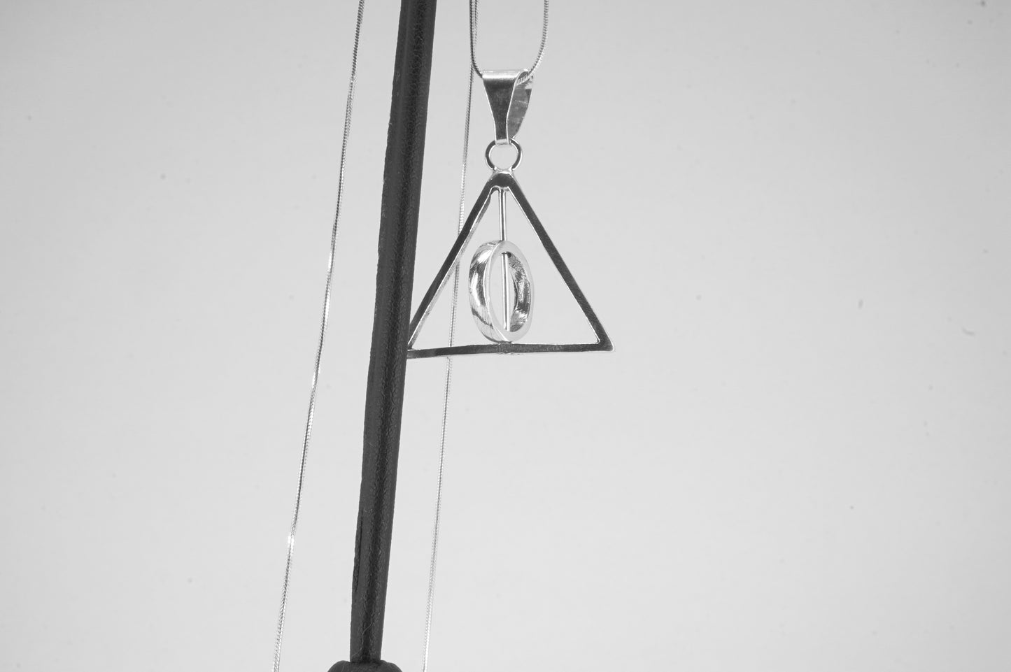 Juego de Dije y Aretes de plata 925, Reliquias de la Muerte