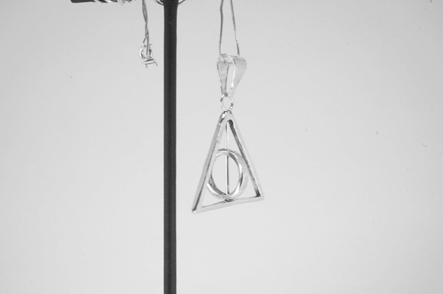 Juego de Dije y Aretes de plata 925, Reliquias de la Muerte