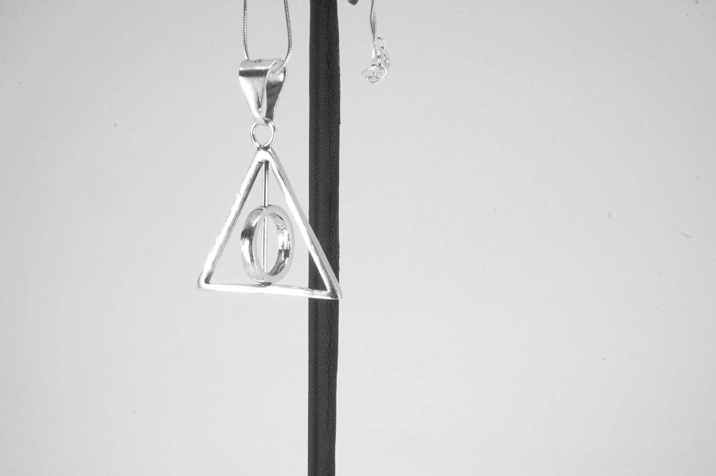 Juego de Dije y Aretes de plata 925, Reliquias de la Muerte
