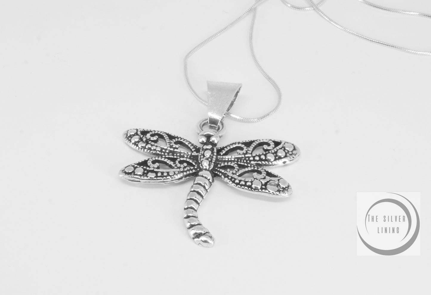 Dije de Plata 925, Libélula con cadena incluida