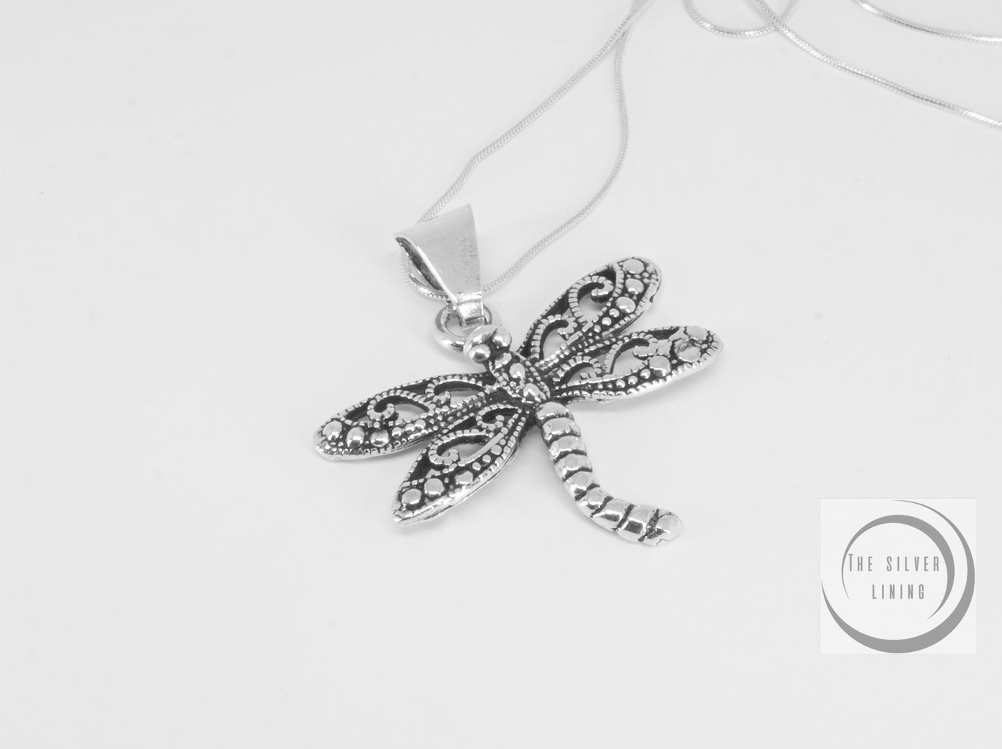 Dije de Plata 925, Libélula con cadena incluida