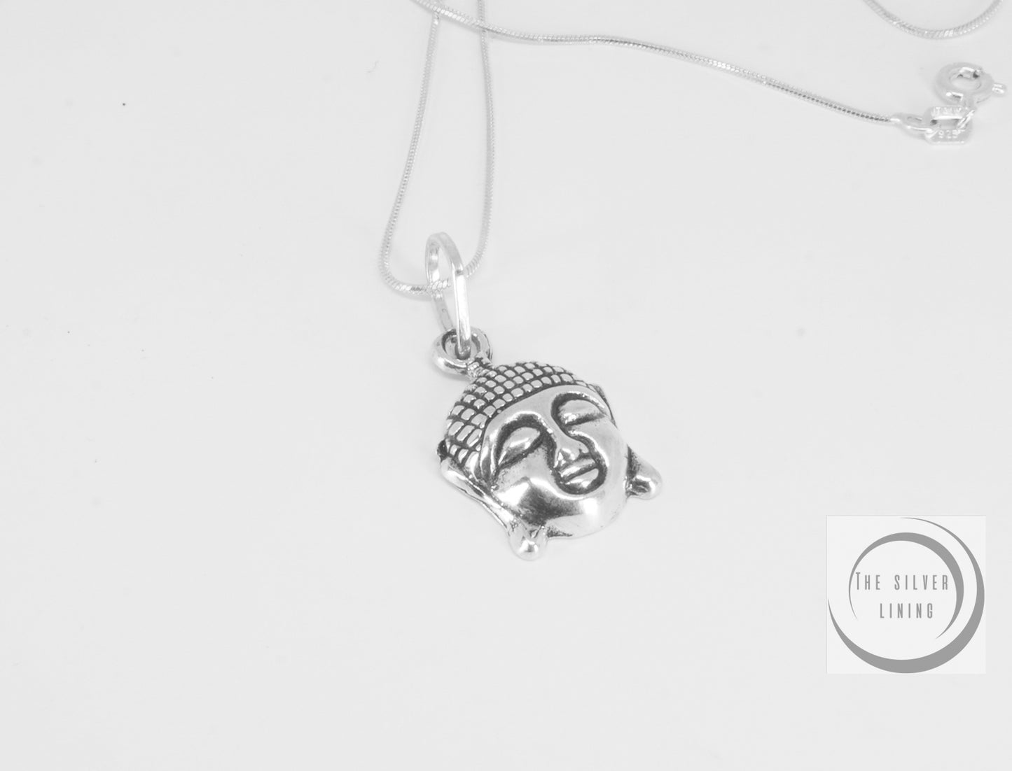 Dije de plata 925, Cara de Buda para la serenidad