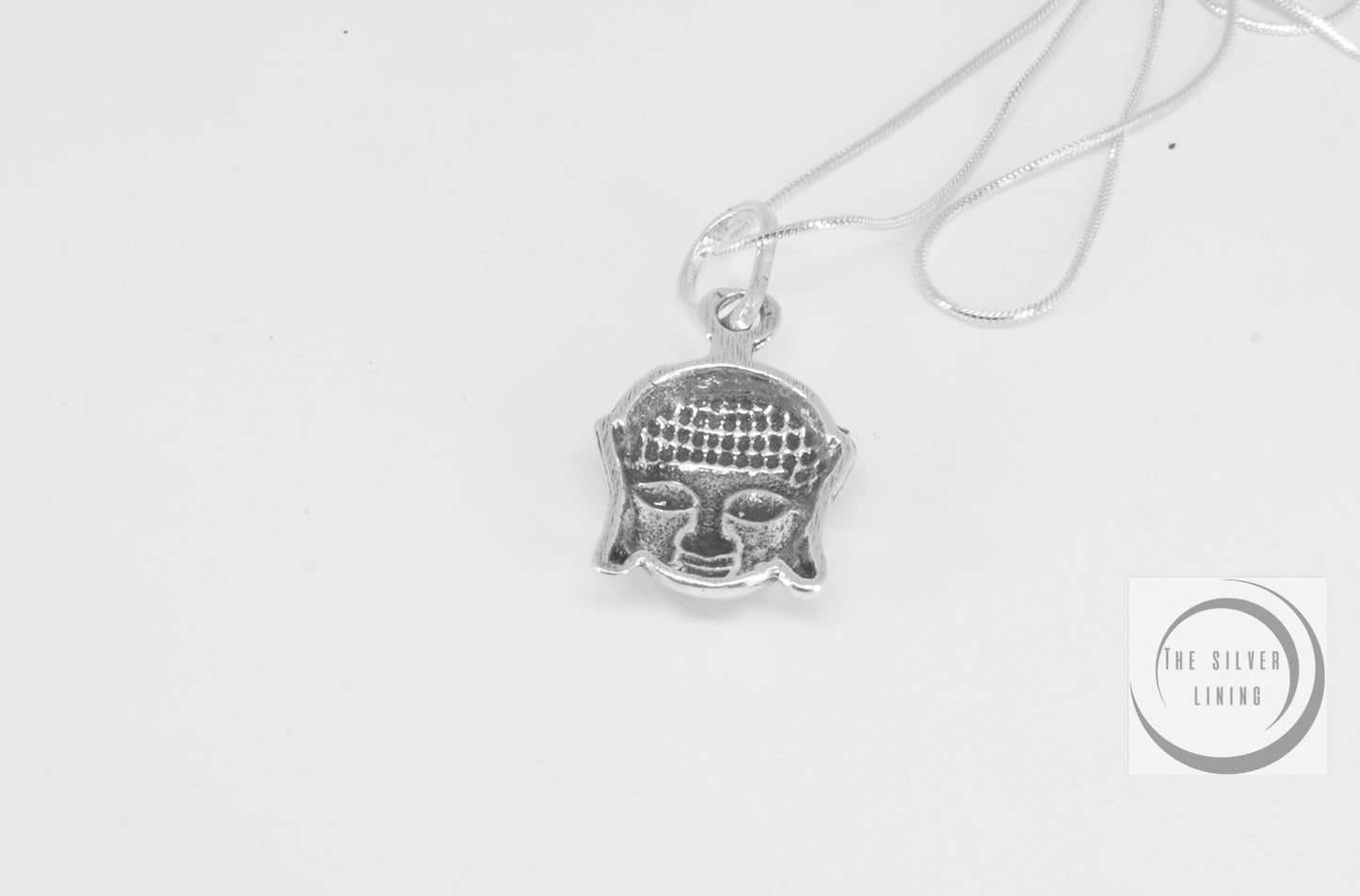 Dije de plata 925, Cara de Buda para la serenidad