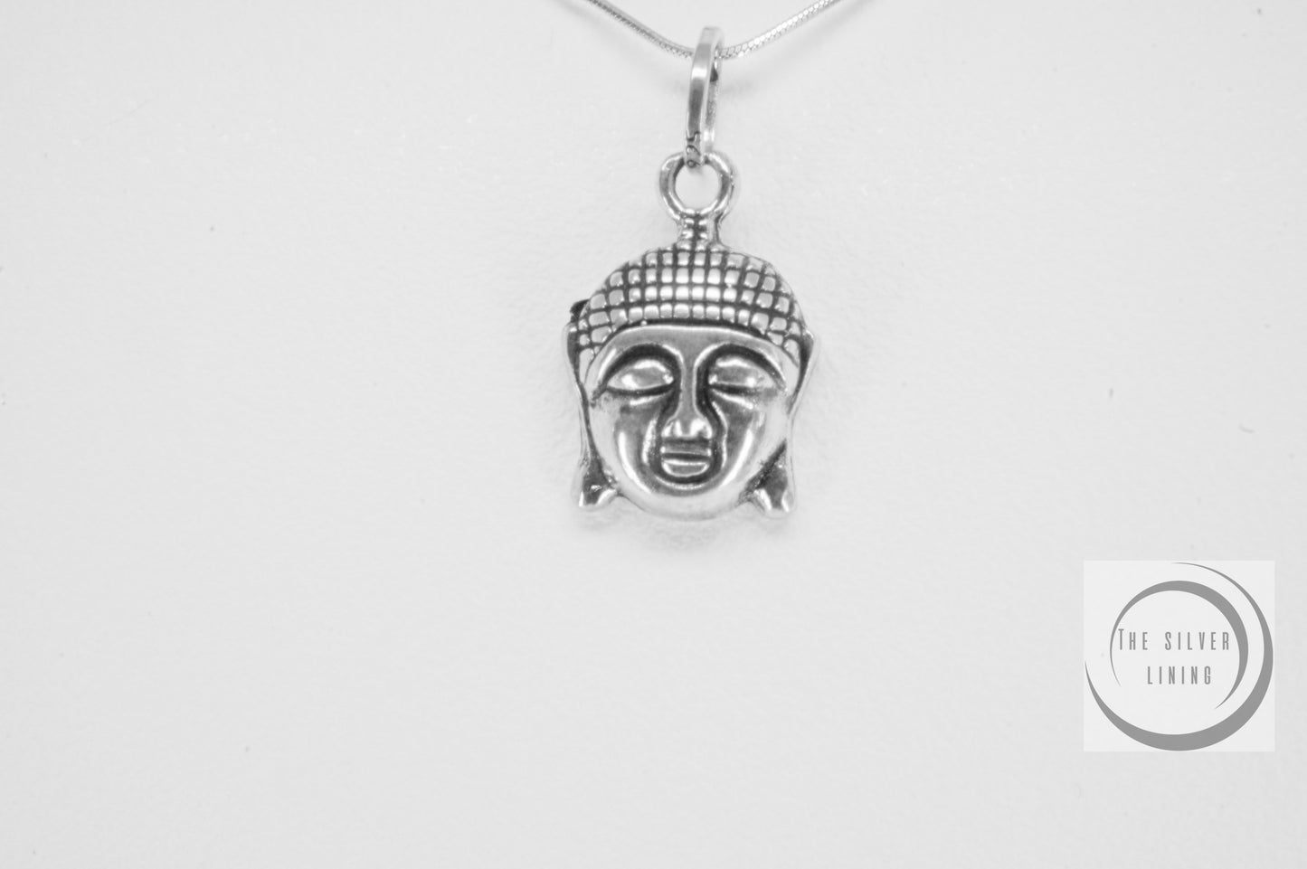 Dije de plata 925, Cara de Buda para la serenidad