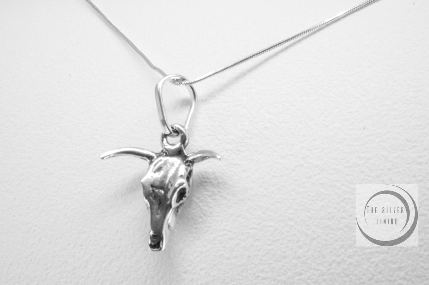 Dije de plata 925, Osamenta de Toro (Bull Skull) mini