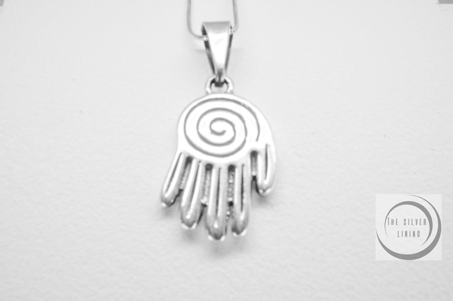 Dije de plata 925, Mano con laberinto de la vida