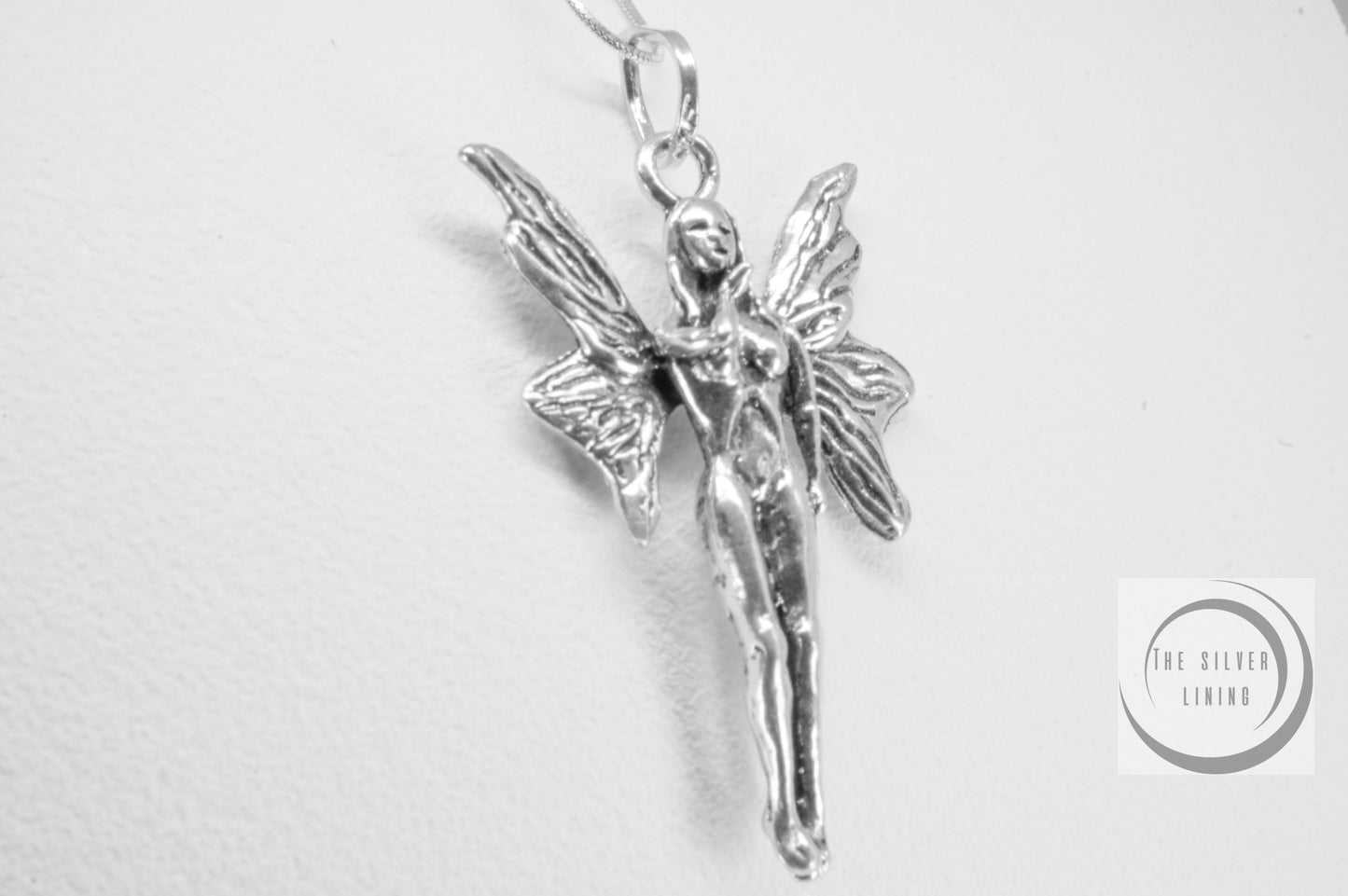 Dije de plata 925, Hada/Angel frontal enviando un beso