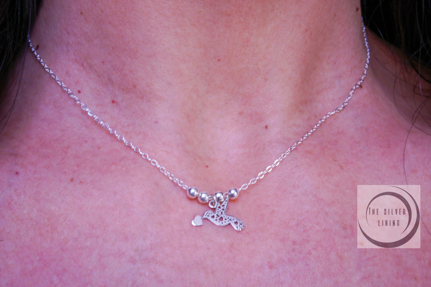 Dije de plata 925, Colibrí de la suerte y el amor