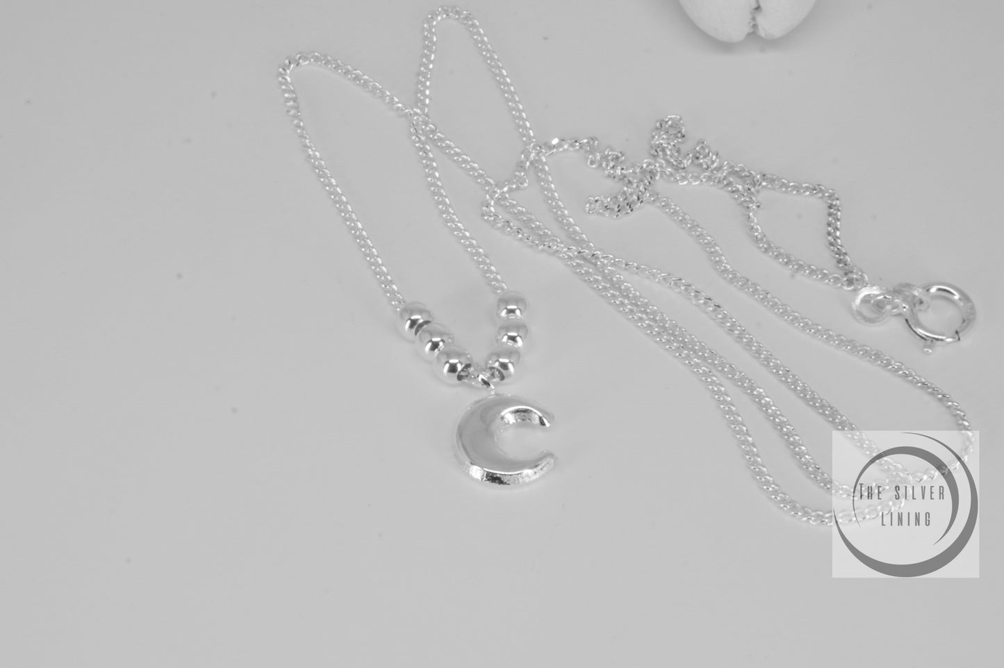 Gargantilla de plata 925, Luna Baby Inflada