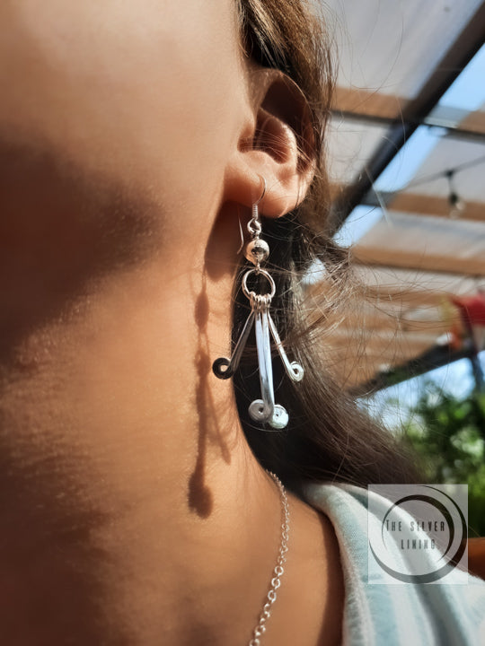 Aretes de Plata 925, Personita con Extremidades Colgantes