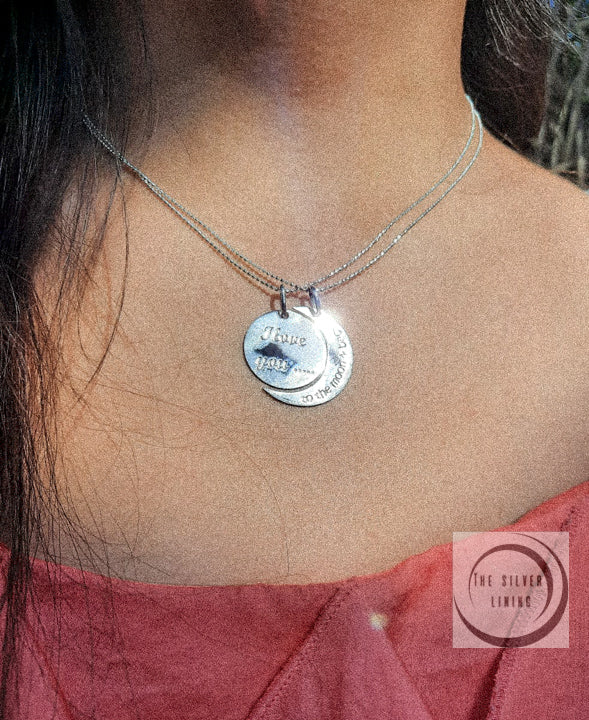 Dije de plata 925, Luna Llena y Luna Nueva para compartir