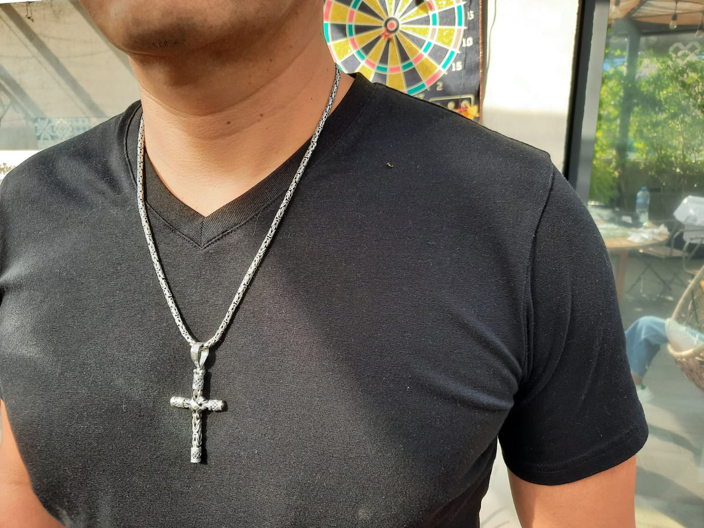 Dije de Plata 925, Cruz de Toretto (mediana)