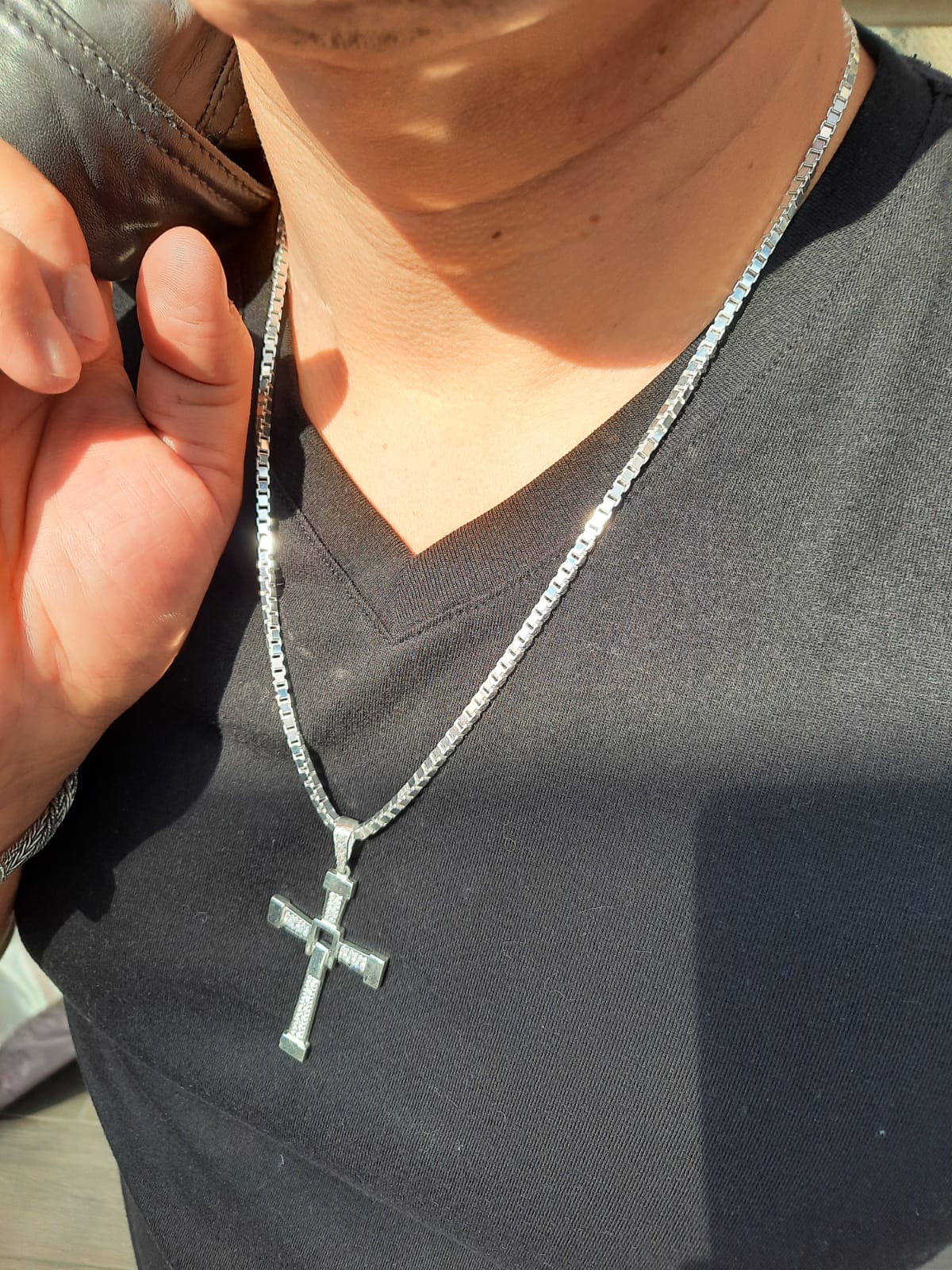 Dije de Plata 925, Cruz de Toretto (mediana)