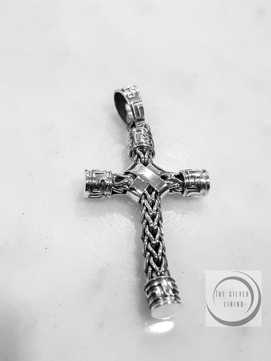 Dije de plata 925, Cruz de cadena