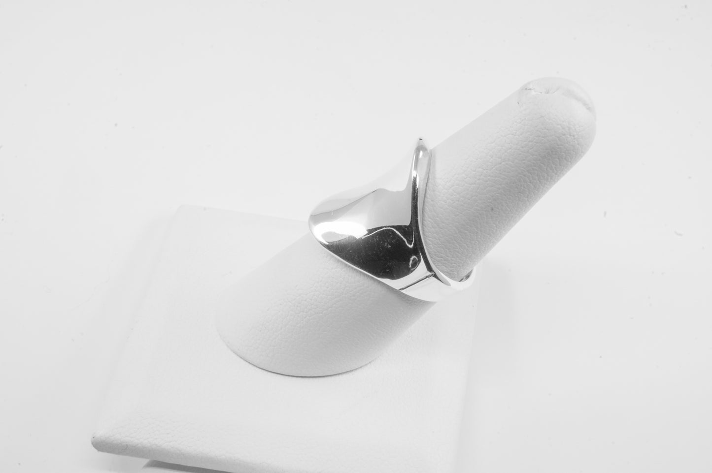 Anillo plata solida 925, liso con silla montar 22mm