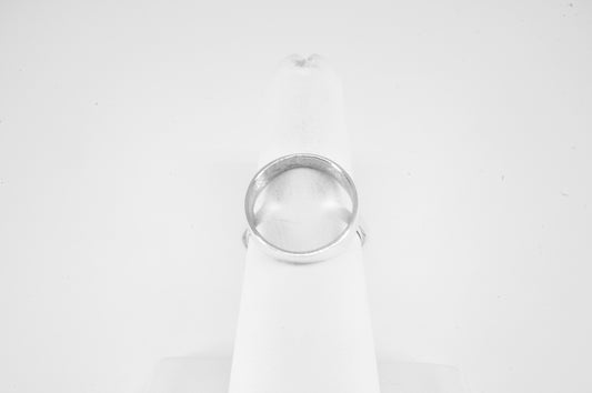 Anillo plata sólita 925, anillo circulo calamar