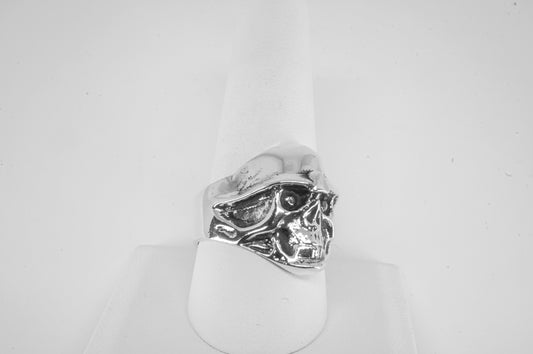 Anillo de Plata 925, Calavera Frontal