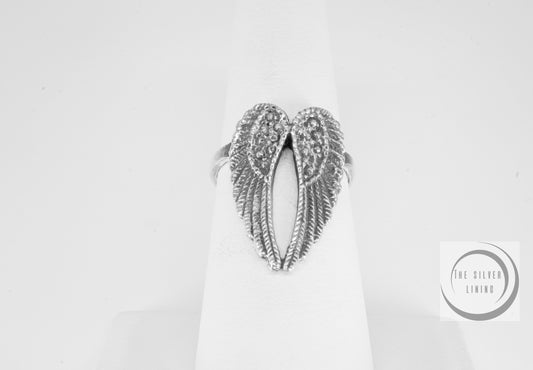 Anillo de plata 925, Set de Alas de libertad