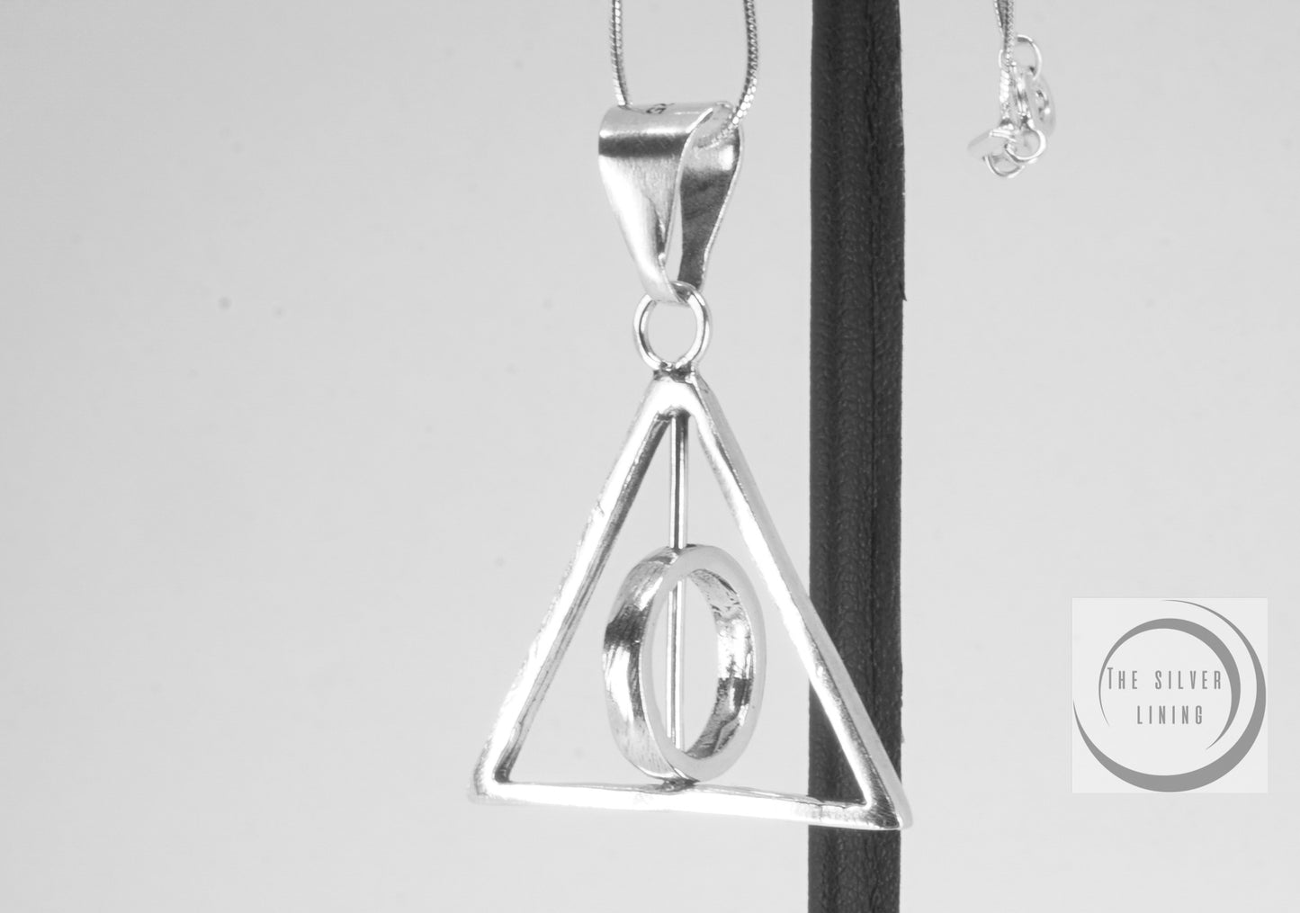 Dije de plata 925, Las Reliquias de la Muerte de Harry Potter con cadena incluída