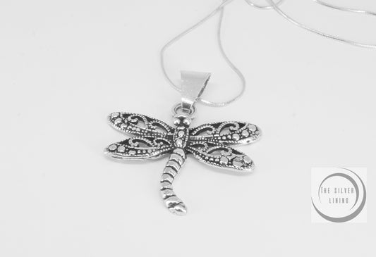 Dije de Plata 925, Libélula con cadena incluida