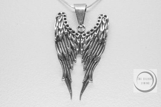 Dije de plata 925, Alas abiertas