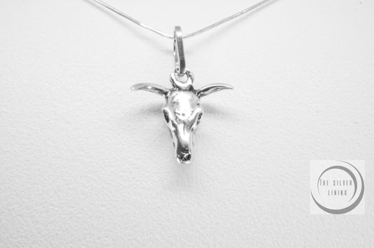 Dije de plata 925, Osamenta de Toro (Bull Skull) mini