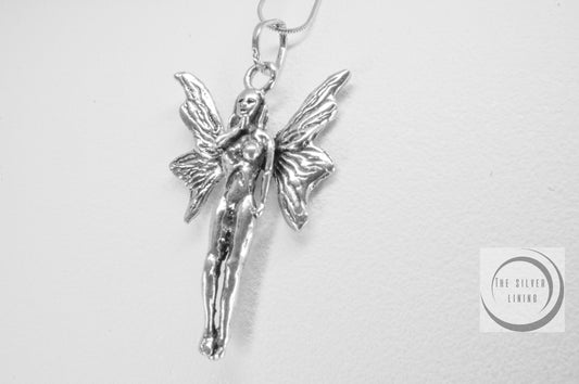 Dije de plata 925, Hada/Angel frontal enviando un beso