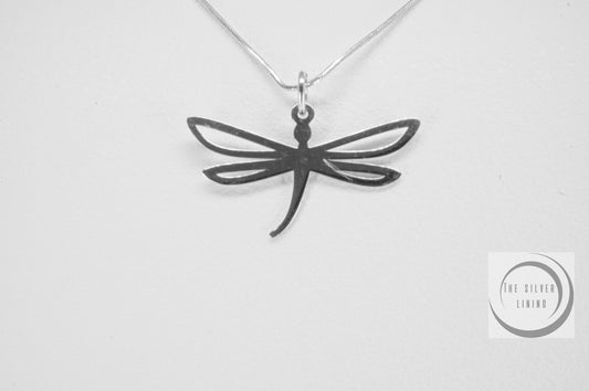 Dije de plata 925, Contorno de Libélula