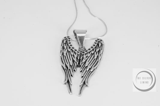 Dije de plata 925, Alas abiertas