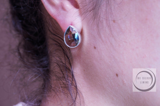 Gargantilla y Aretes de plata 925 con Hojas Otoñales color Ámbar